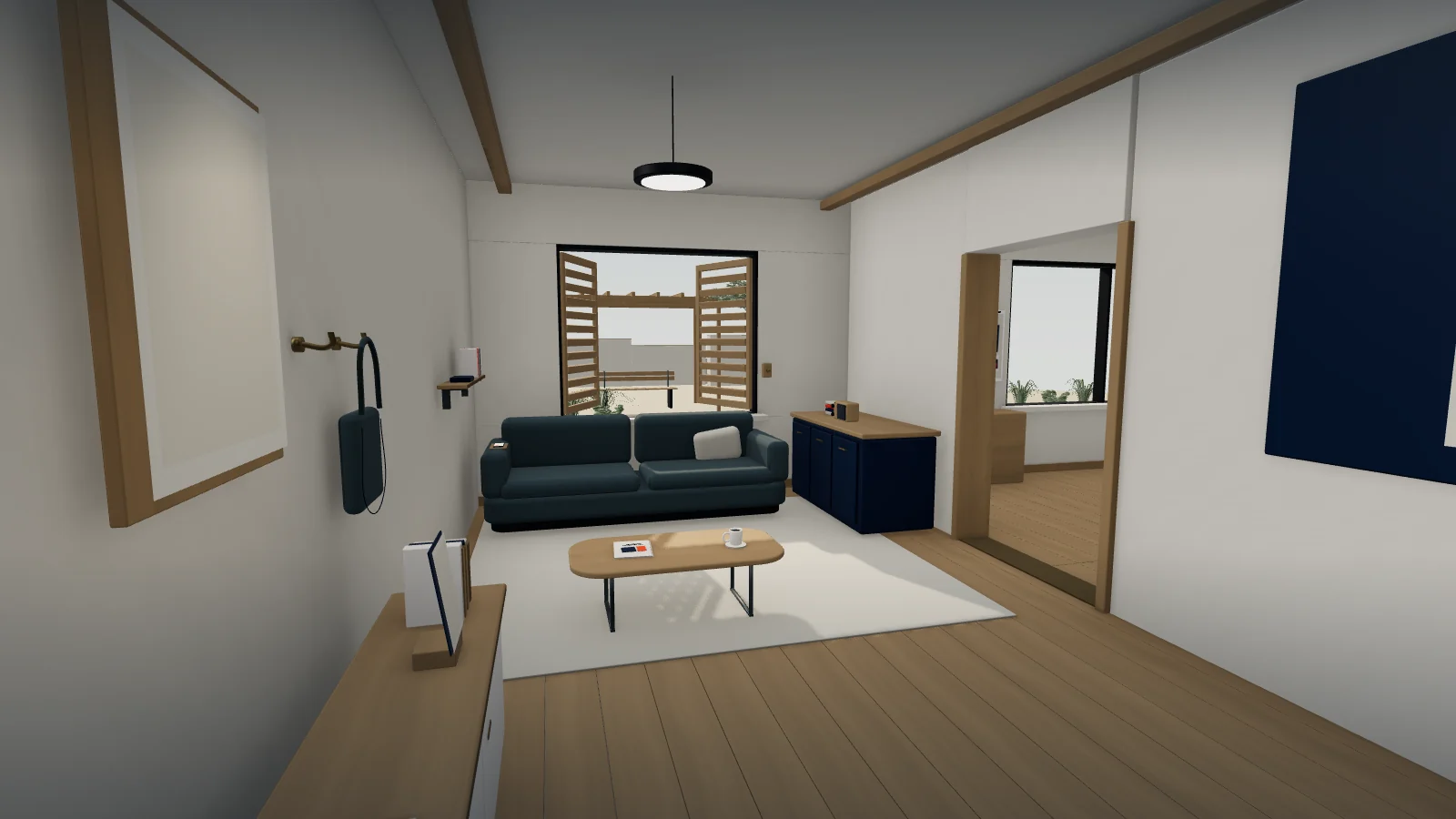 The actual eMix interactive Studio scene: the lounge and connected creative spaces.